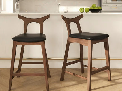 Hester - Upholstered, Square Bar Chair (Set of 2)
