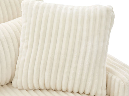 Modern Loveseat Sofa With 4 Pillows