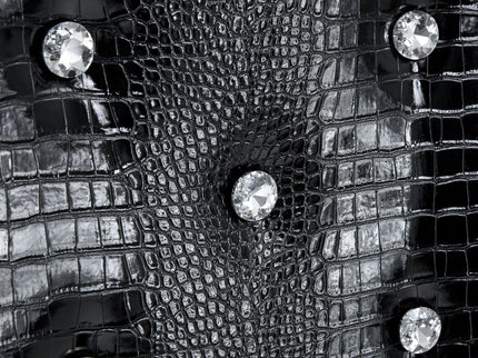 Alligator Skin Upholstered Dining Chairs