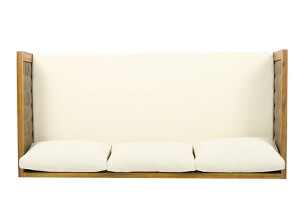 Claremont - 3 Seater Daybed Teak Acacia Wood Water Resistant Cushions