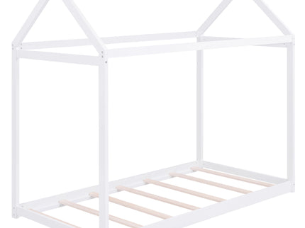 Wooden House Shaped Bed