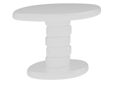 Stacked Cobblestone End Table
