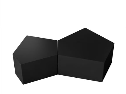 Irregular Pentagon Nesting Coffee Table Set