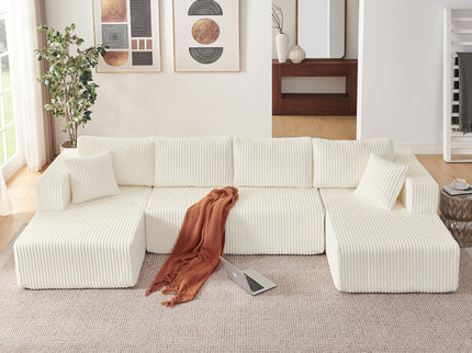 U - Shaped Modular Sectional Sofa For Living Room