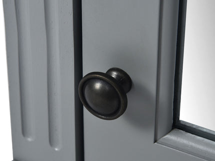 Wall Mounted Bathroom Storage Cabinet With Mirror, Medicine Cabinet With Height Adjustable Shelf