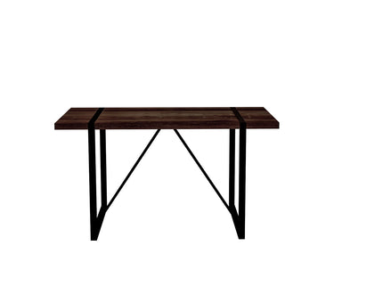 Modern Dining Table With Metal Legs For 4 - 6 Person