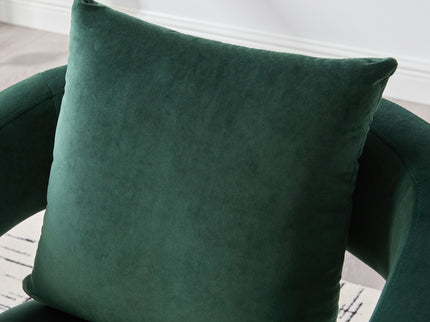 Open Back Accent Chair, Round Sofa Lounge Armchair