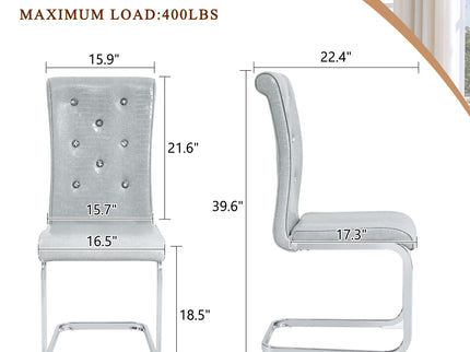 Elegant Design Upholstered Dining Chairs