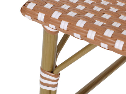 Outdoor Pe Rattan French Barstool Set