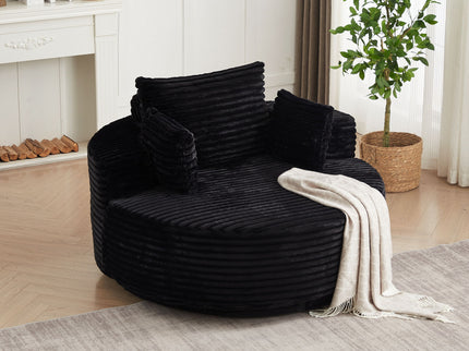 Swivel Chair With 360° Rotation For Living Room