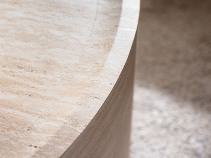 Modern Round Table With Mars Pattern For Living Room
