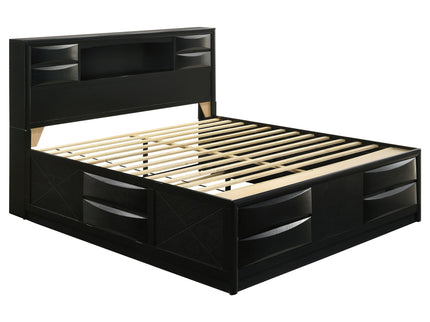 Palamino - 5 Piece Eastern King Bedroom Set - Black