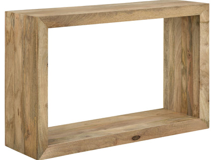 Mesa - Rectangular Console Table With Clean Open Frame Design - Natural
