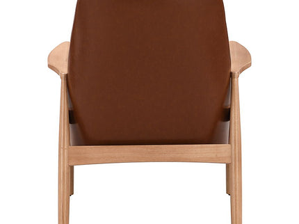 Mid-Century Modern Accent Armchair With High Back