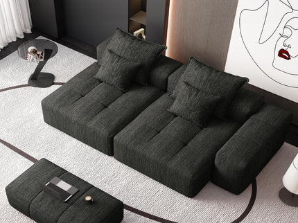 Modern Oversized Diy Combination Modular Sectional Sofa With Pillows