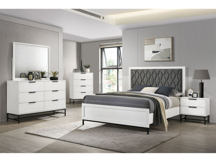 Taraval - 6 Drawer Dresser With Mirror - White