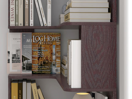 L-Shaped Corner Bookshelf