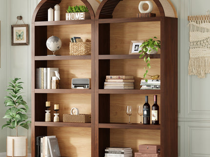 Freestanding Tall Bookshelves (Set of 2)