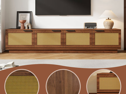 TV Stand, Media Console - Walnut