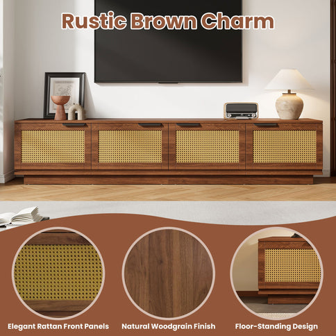 TV Stand, Media Console - Walnut