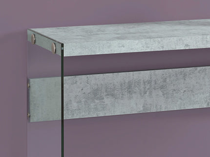 Accent Console Table For Entryway, Glossy Spacious Surface