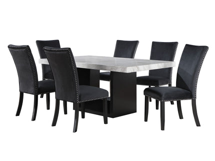Sheena - 5 Pieces Dining Table Set - Black
