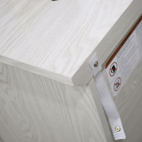 Sideboard Cabinet With Mirrored Doors, Adjustable Shelf, Metal Handles