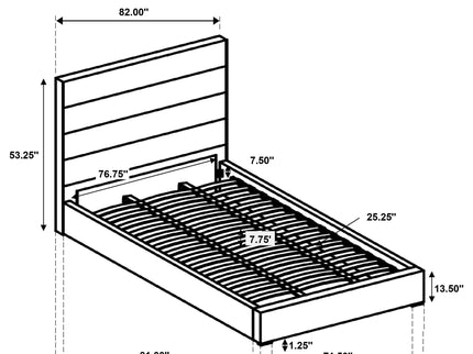 Dulcey - Platform Bed
