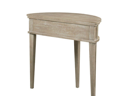 Vintage Inspired Storage Console Table With Fluted Doors