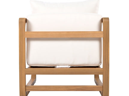 Outdoor Lounge Chair With Oversized Cushion Set For Patio