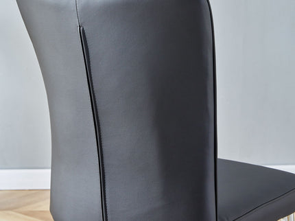 Modern Minimalist Dining Chairs With Metal Legs