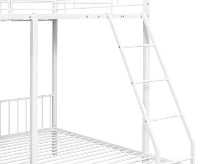 Triple Bunk Bed With Drawers And Guardrails