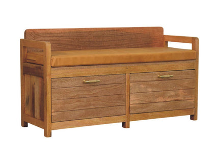Oxford - 2 Drawer Storage Bench - Beige