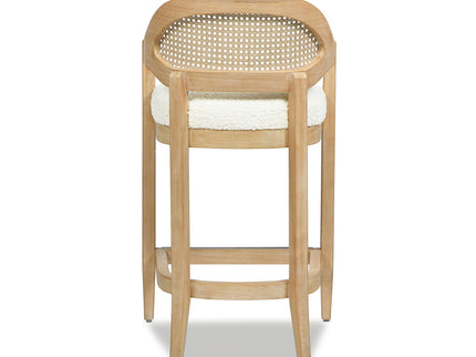 Americana - Mid-Century Modern Cane Back Counter Stool