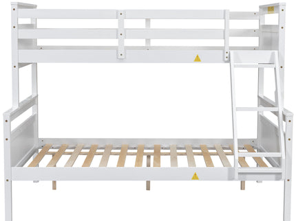 Bunk Bed With Ladder And Safety Guardrail