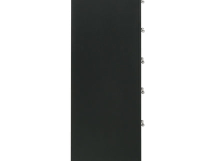 Malcolm - 5 Drawer Bedroom Chest - Black