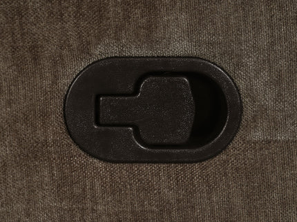 Upholstered Manual Recliner Chair With 3 Adjustable Backrest Positions