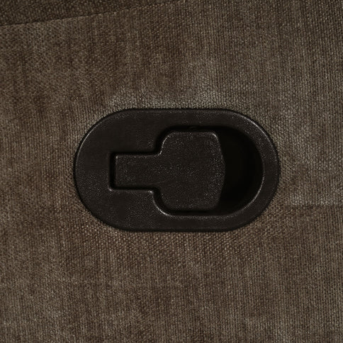 Upholstered Manual Recliner Chair With 3 Adjustable Backrest Positions