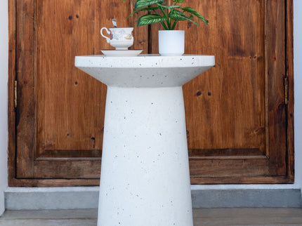 Terrazzo - Outdoor Side Table - White