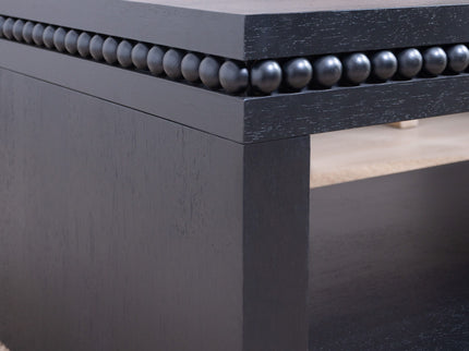 Modern Coffee Table With Beaded Trim