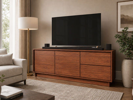 TV Stand For TVs Up To 60" With 2 Doors And 2 Drawers