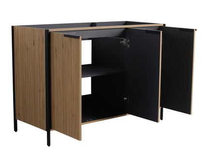 Contemporary Freestanding Bathroom Vanity With Adjustable Shelves