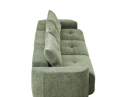 3 Seater With Thickened Armrests Sofa For Living Room