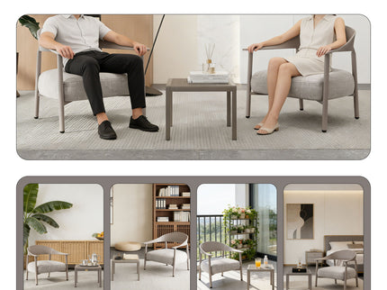 Furniture Set With Seat Cushions, Sturdy And Durable