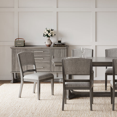 Arcus - Dining Chair (Set of 2) - Charcoal Gray