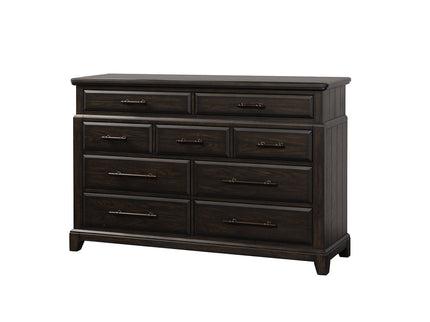 9 Drawer Dresser - Mahogany