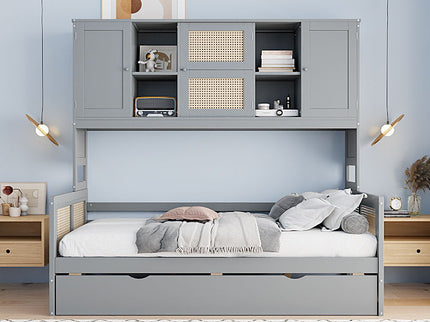 Daybed And All In One Cabinet And Shelf