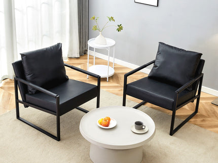 Classic And Metal Frame Sofa, Ergonomically Designed, A Perfect Blend Of Modern And Industrial Styles