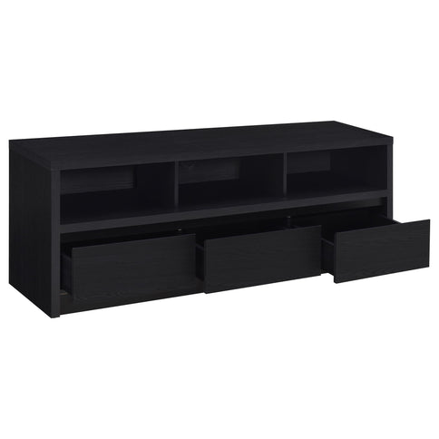 O'Brien - 3 Drawer TV Stand Media Console - Black