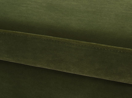Knox - Square Storage Cocktail Ottoman - Olive Green